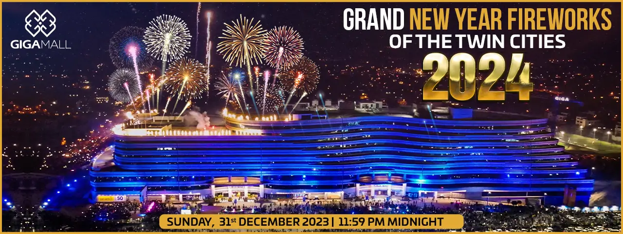 Giga Mall New Year Fireworks 2024